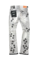 SYIP 'Stamped' Stacked Denim (Smoked Grey) JTF2293 - FRESH N FITTED