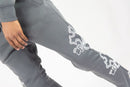 Rebel Minds 'Cross' Stacked Sweatpants (DK Grey) 152-428 - FRESH N FITTED
