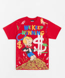 Reason 'Richie Rich' Tee (Red) RS5-062 - FRESH N FITTED
