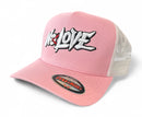 MUKA 'No Love' Trucker Hat (Pink/White) T5503B - FRESH N FITTED