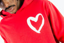 Rebel Minds 'Heartless' Hoodie (Red) 152-321 - FRESH N FITTED