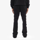 Copper Rivet 'Flame' Stacked Sweat Pants (Black) 511536 - FRESH N FITTED