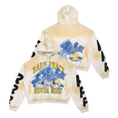 Rare Peace 'Never Mind' Oversized Rhinestone Cropped Hoodie (Ecru) RK5038 - FRESH N FITTED