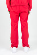 Rebel Minds 'Bent Stripes' Nylon Sweatpants (Red) 100-490 - FRESH N FITTED