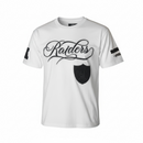 Pro Standard Las Vegas Raiders 'Blackout' Drop Shoulder T-Shirt (White) FOR1411076 - FRESH N FITTED