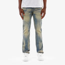 Copper Rivet 'Destroy Effect' Cross Hatch Denim (DTB) 533016 - FRESH N FITTED