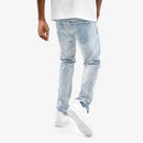 Copper Rivet 'Destroy Effect' Cross Hatch Denim (LSB) 533016 - FRESH N FITTED