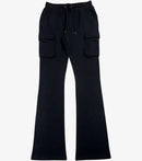 Black Pike Stacked Sweatpants (Black) FB3423 - FRESH N FITTED