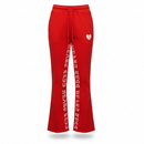 Focus 'Heartless' Stacked Sweatpants (Red) 80559 - FRESH N FITTED