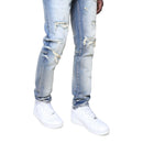 Smoke Rise Vintage Washed Denim (Fennel Blue) JP23733 - FRESH N FITTED