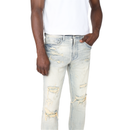 Smoke Rise Vintage Washed Denim (Henry Blue) JP23733 - FRESH N FITTED