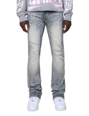 Smoke Rise 'All Rhinestone' Stacked Flare Denim (Mojave Blue) JP25536 - FRESH N FITTED