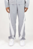 Rebel Minds 'Bent Stripes' Nylon Sweatpants (Grey) 100-490 - FRESH N FITTED