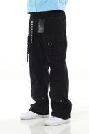 Stylo black buckled baggy cargo denim black VTR-3 side view