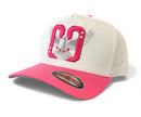 MUKA 00 Dove snapback hat white hot pink S4520