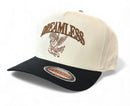 MUKA Dreamless Angel snapback hat ivory black S4521