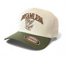 MUKA Dreamless Angel snapback hat ivory olive S4521