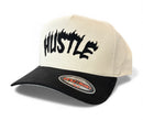 MUKA Hustle snapback hat ivory black S4533