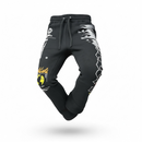 Highly Undrtd ‘Obsessive Culture' Stacked Joggers (Black) UF5209 - FRESH N FITTED