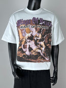 Inner Peace Wings Of Power Oversized Cropped T-Shirt (White) - FRESH N FITTED