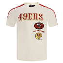 Pro Standard San Francisco 49ers 'Striped Retro Classic' T-Shirt (Eggshell) FS4143593 - FRESH N FITTED