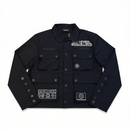 Kloud9 'World Wide' Rhinestone Nylon Cargo Jacket (Black) J25355 - FRESH N FITTED