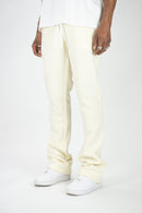 Rebel Minds Sweats Stacked Pants (Cream) 100-475 - FRESH N FITTED