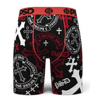 PSD 'Sinner' Boxers in Black w/Red