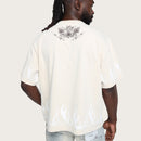 Smoke Rise 'Noble Steed' Wide Crop Shirt (Ecru) KT26S488 - FRESH N FITTED