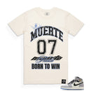 Hasta Muerte 'Uni Stacked' T-Shirt (Natural) - FRESH N FITTED