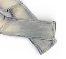 Smoke Rise 'All Rhinestone' Stacked Flare Denim (Anges Blue) JP25536 - FRESH N FITTED