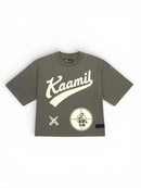 KML 'PUBLIC ENEMY' Boxy Vintage Wash T-Shirt (Deep Sage) - FRESH N FITTED