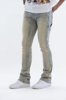 Kind Red 'Carpenter Rhinestone' Stacked Pants (Blue) KD2213 - FRESH N FITTED