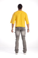 Kind Red 'Carpenter Rhinestone' Stacked Pants (Grey) KD2213 - FRESH N FITTED