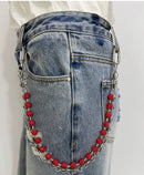 Kindred 'Rhinestone Ball' Pocket Chain in Red