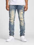Evolution 'Slim Distressed Denim (Lt. Tint) EV-330212