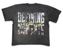 Men’s Rebel Denim 'Icon' Oversized French Terry T-shirt in Black