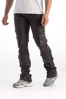 Kindred 'Coated' Premium Stacked Denim in Black