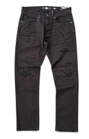Jordan Craig Collins Denim W/ Shreds in Black