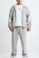 M. Society 'Outdoor' Nylon Zip Up Jacket in Grey