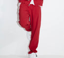 M. Society 'Outdoor' Nylon Pants in Crimson