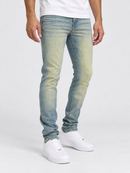 Focus Premium Clean Slim Denim jeans in vintage style, showcasing classic blue denim fabric and slim fit design.