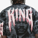 Men's VOYAGE STUDIO 'Dream Like King' T-Shirt in Grey