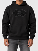Pro Standard San Francisco 49ers 'Blackout' Drop Shoulder Hoodie (Black) FS45411070