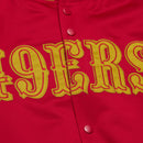 Mitchell & Ness San Francisco 49ers Lightweight Satin Jacket (Red) SJKT6296 - FRESH N FITTED