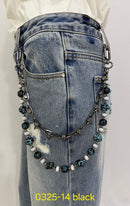 Kindred 'Cube' Pocket Chain in Black w/Teal