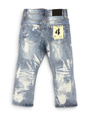 FWRD Kids Denim 'Surge' Relaxed Straight Denim in Ice Blue