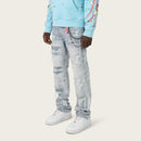 Smoke Rise 'Racing Jean' Straight Denim (Romero Blue) JP26S428