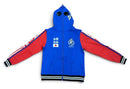 Men's Mint Eternal Youth full zip-up hoodie in blue, featuring a comfortable fit and casual style, with a front zipper and hood.