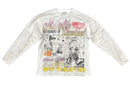 Majestik 'Fearless' Garment Dyed Twofer Shirt w/Thermal in White